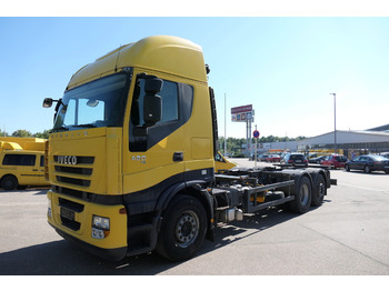 Containerwagen/ Wechselfahrgestell LKW IVECO STRALIS AS 260 S42 Y/FS-CM AHK Lenk- und Liftach: das Bild 4