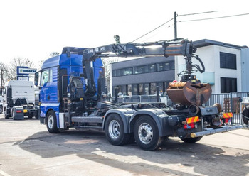 Abrollkipper, Autokran MAN TGX 25.440 LL - HIAB 122 PRO: das Bild 4