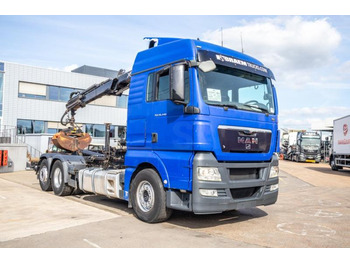 Abrollkipper, Autokran MAN TGX 25.440 LL - HIAB 122 PRO: das Bild 2