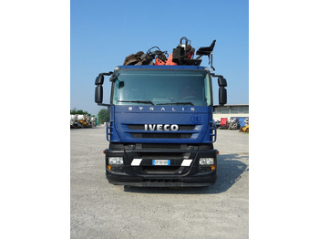 Abrollkipper, Autokran IVECO STRALIS 330: das Bild 5