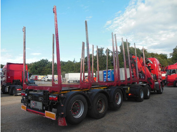 Holztransporter, Autokran Scania R450,6X4, EPSILON 170+AUFLIEGER UMIKOV TELESKOP: das Bild 3