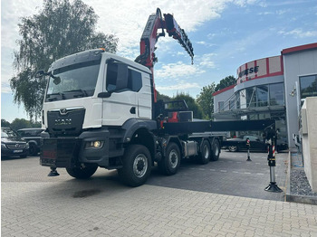 Pritsche LKW, Zustand - NEU MAN TGS 41.520 8x8 mit Fassi Ladekran F710RA.2.26: das Bild 2