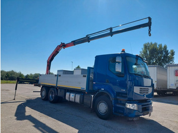 Pritsche LKW, Autokran Renault Premium DXI R450.26 + Kran  Palfinger PK 15.500: das Bild 2