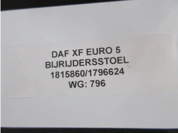 Sitz für LKW DAF 1815860 // 1796624 STOEL DAF XF CF EURO 5 MODEL 2012: das Bild 5