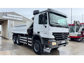 Kipper Mercedes-Benz Actros 3341 6x6 tipper - crane Hiab 8.3M: das Bild 3