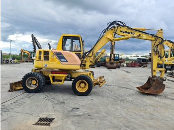 Mobilbagger Komatsu PW110: das Bild 5