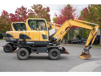 Minibagger Hyundai Robex 55W-9 Wheeled Excavator 5.5t / 2pcs: das Bild 3