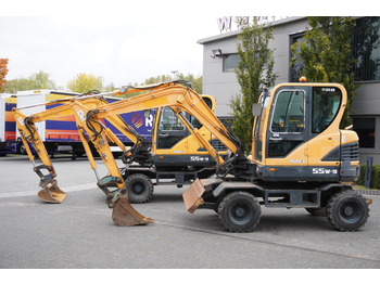 Minibagger Hyundai Robex 55W-9 Wheeled Excavator 5.5t / 2pcs: das Bild 2