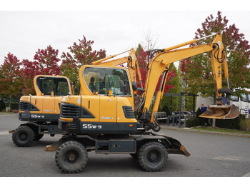 Minibagger Hyundai Robex 55W-9 Wheeled Excavator 5.5t / 2pcs: das Bild 4