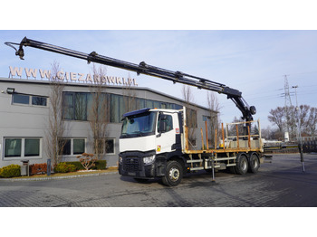 RENAULT C430 / HIAB 244 EP-5 HIDUO crane 8400 kg 15 m / Platform with stanchions – Finanzierungsleasing RENAULT C430 / HIAB 244 EP-5 HIDUO crane 8400 kg 15 m / Platform with stanchions: das Bild 1