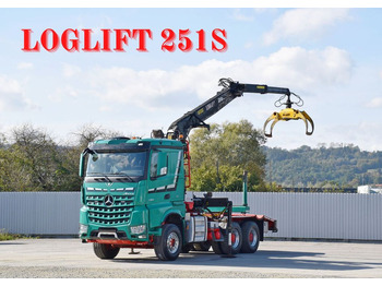 Mercedes-Benz AROCS 3363 *HOLZTRANSPORTER * LOGLIFT 251S /6x4  – Finanzierungsleasing Mercedes-Benz AROCS 3363 *HOLZTRANSPORTER * LOGLIFT 251S /6x4: das Bild 1