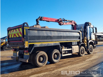 Kipper, Autokran 2015 Mercedes 8x4 Tipper Grab Lorry, Thompsons Body, Palfinger M125 Hydraulic Crane, Hydraulic Rotating Clamshell Bucket, Reverse Camera, A/C, Automatic Gearbox: das Bild 5