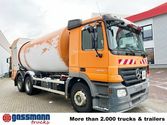 Müllwagen Für die Beförderung von Müll Mercedes-Benz Actros 2632/41 6x4, FAUN Rotopress 520,: das Bild 9