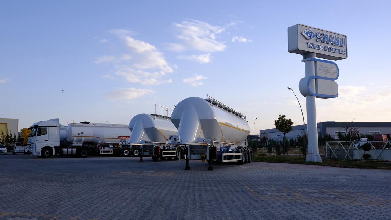 Siloauflieger, Zustand - NEU SINAN Flour and Feed W type Silo Bulk Tanker Semitrailer: das Bild 6