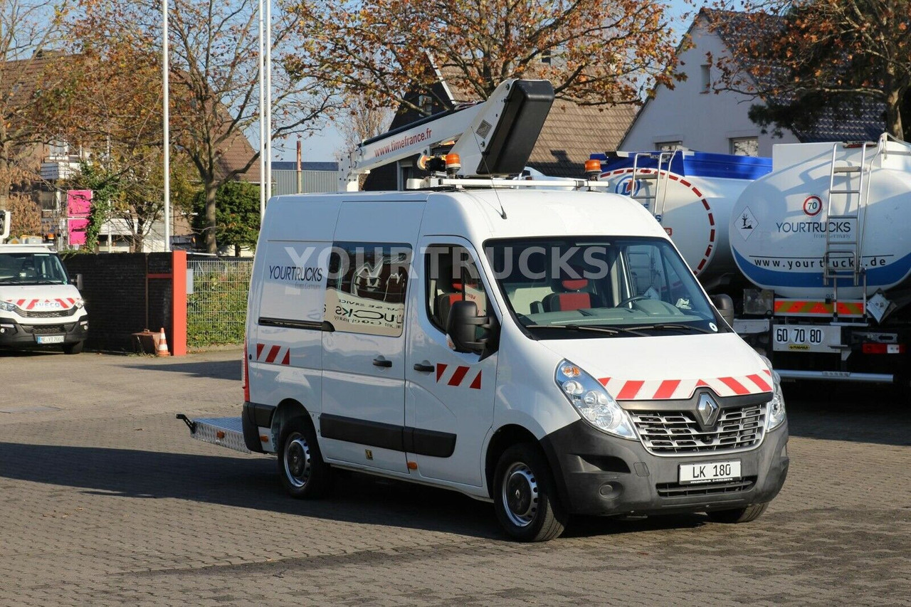 LKW mit Arbeitsbühne Renault Master  125 dci Versalift ETL32  11m Klima 313h: das Bild 9