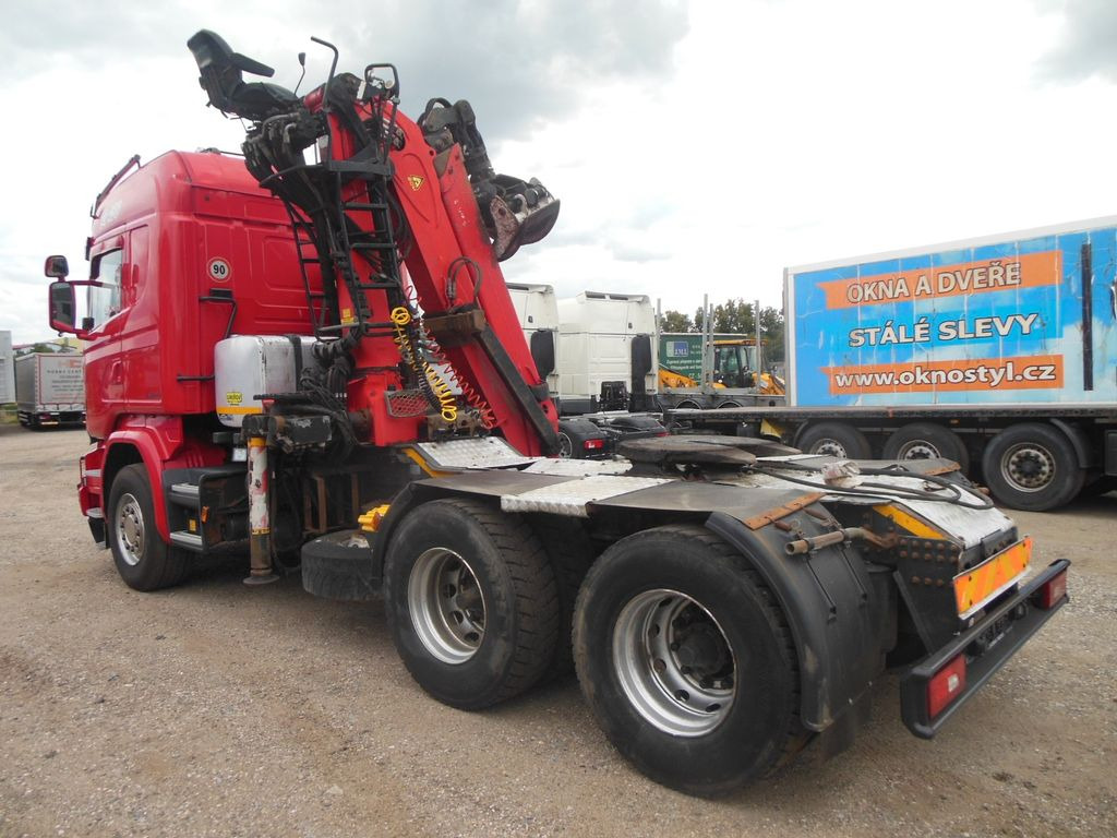 Holztransporter, Autokran Scania R450,6X4, EPSILON 170+AUFLIEGER UMIKOV TELESKOP: das Bild 6