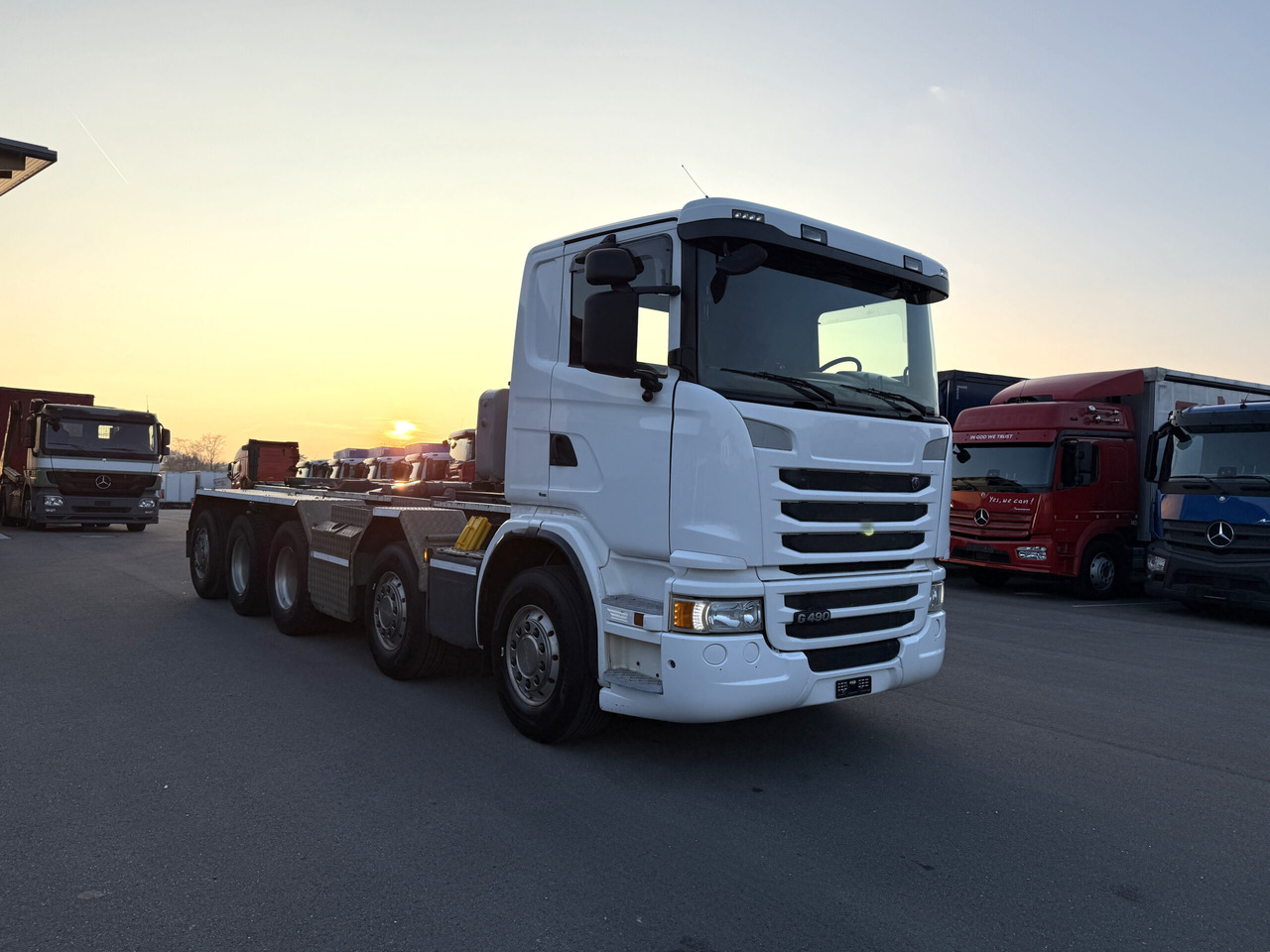 Abrollkipper 2014 Scania G490 Haken 10×4: das Bild 7