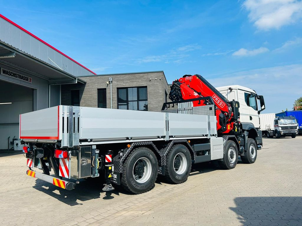 Pritsche LKW, Zustand - NEU MAN TGS 41.520 8x8 mit Fassi Ladekran F710RA.2.26: das Bild 6