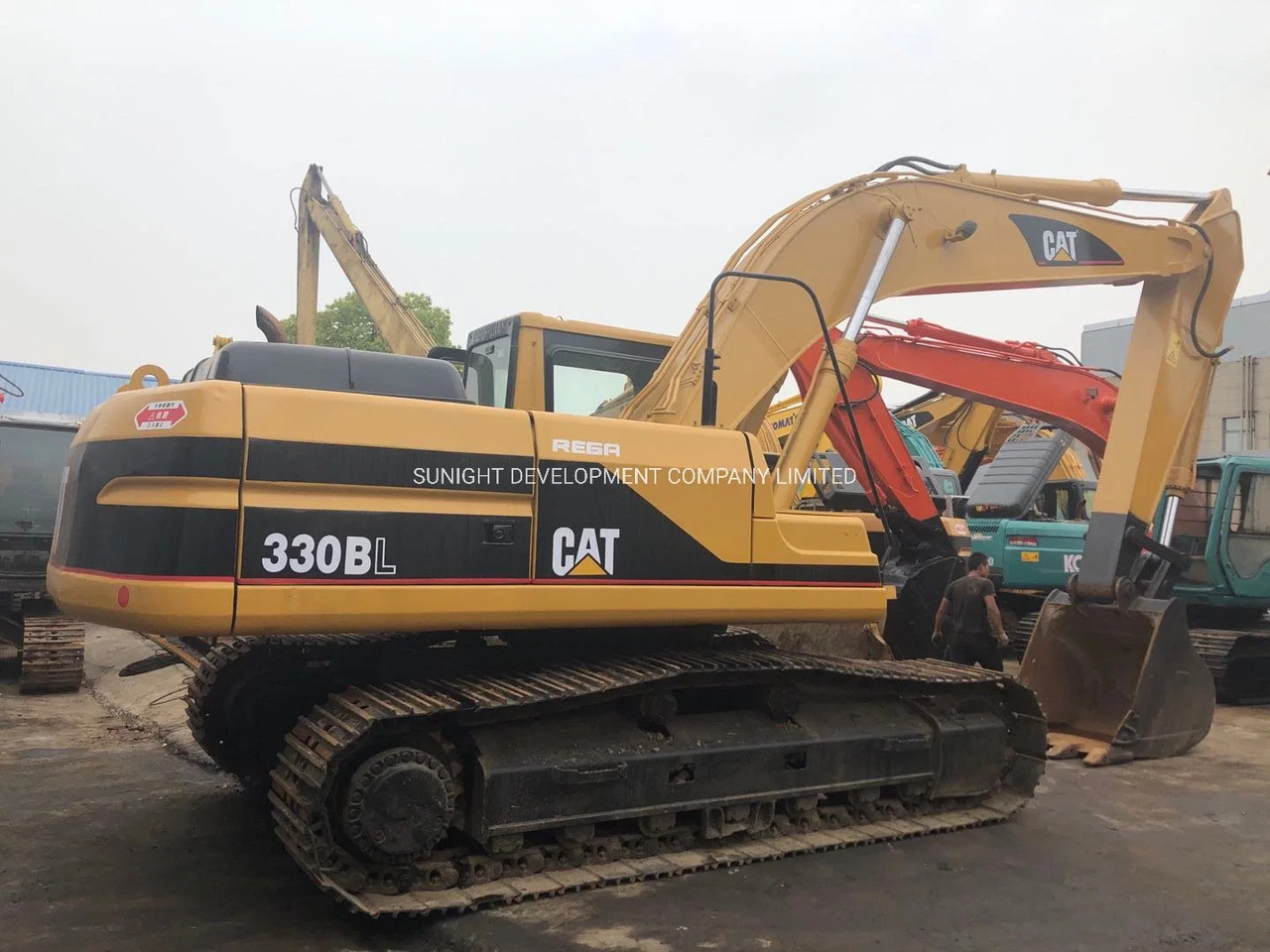 Kettenbagger 30t Heavy Duty Japan Origin Semi Automic Caterpillar 330b 330bl 330 Cralwer Excavator: das Bild 11