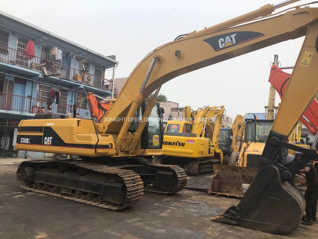 Kettenbagger 30t Heavy Duty Japan Origin Semi Automic Caterpillar 330b 330bl 330 Cralwer Excavator: das Bild 10