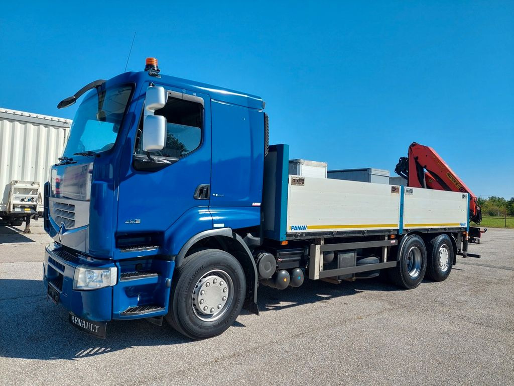 Pritsche LKW, Autokran Renault Premium DXI R450.26 + Kran  Palfinger PK 15.500: das Bild 6