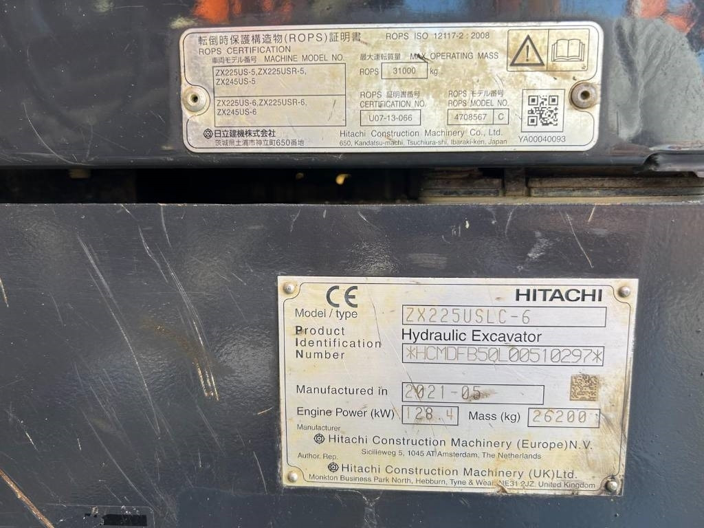 Hitachi ZX 225 US LC-6  – Finanzierungsleasing Hitachi ZX 225 US LC-6: das Bild 10