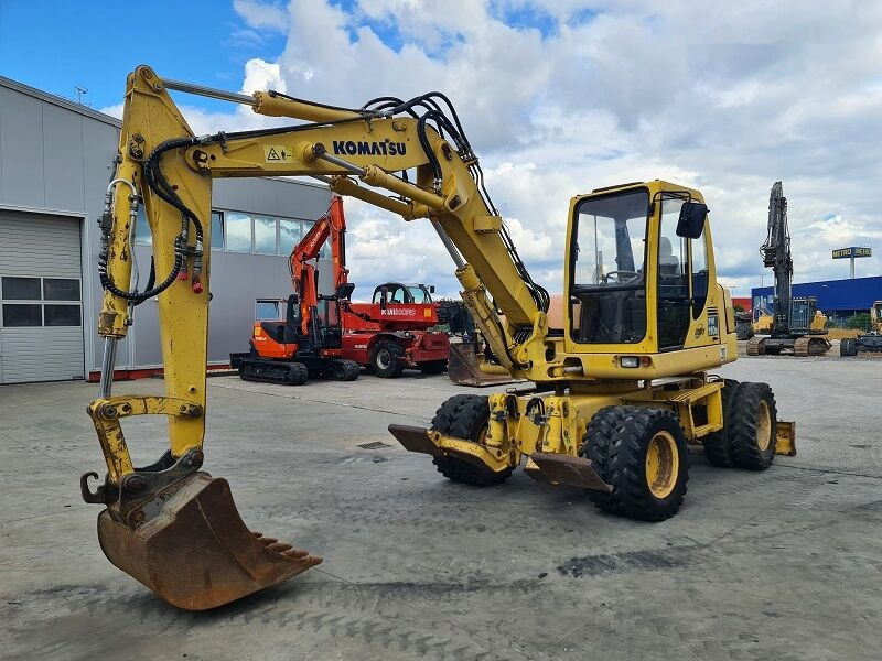 Mobilbagger Komatsu PW110: das Bild 7