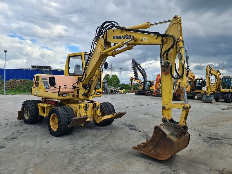 Mobilbagger Komatsu PW110: das Bild 6