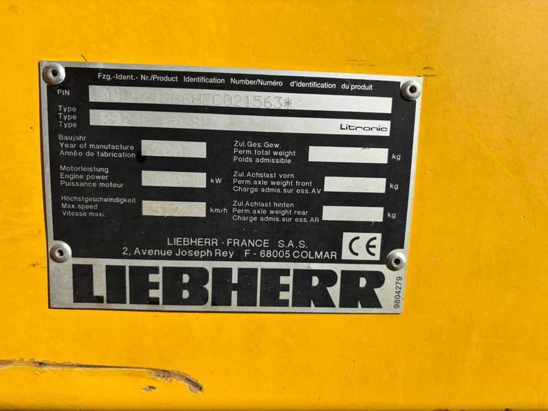 Liebherr R 924 C HD S L CW30 NL machine! TOP! – Finanzierungsleasing Liebherr R 924 C HD S L CW30 NL machine! TOP!: das Bild 20