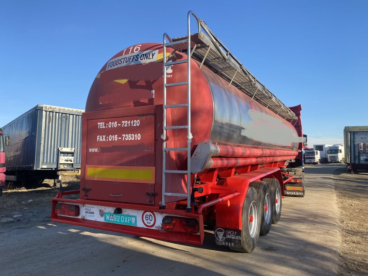 Tankauflieger Für die Beförderung von Chemikalien LAG AGRICULTURA - ARCURI - INOX ALIMENTAR - 30 000 L: das Bild 23