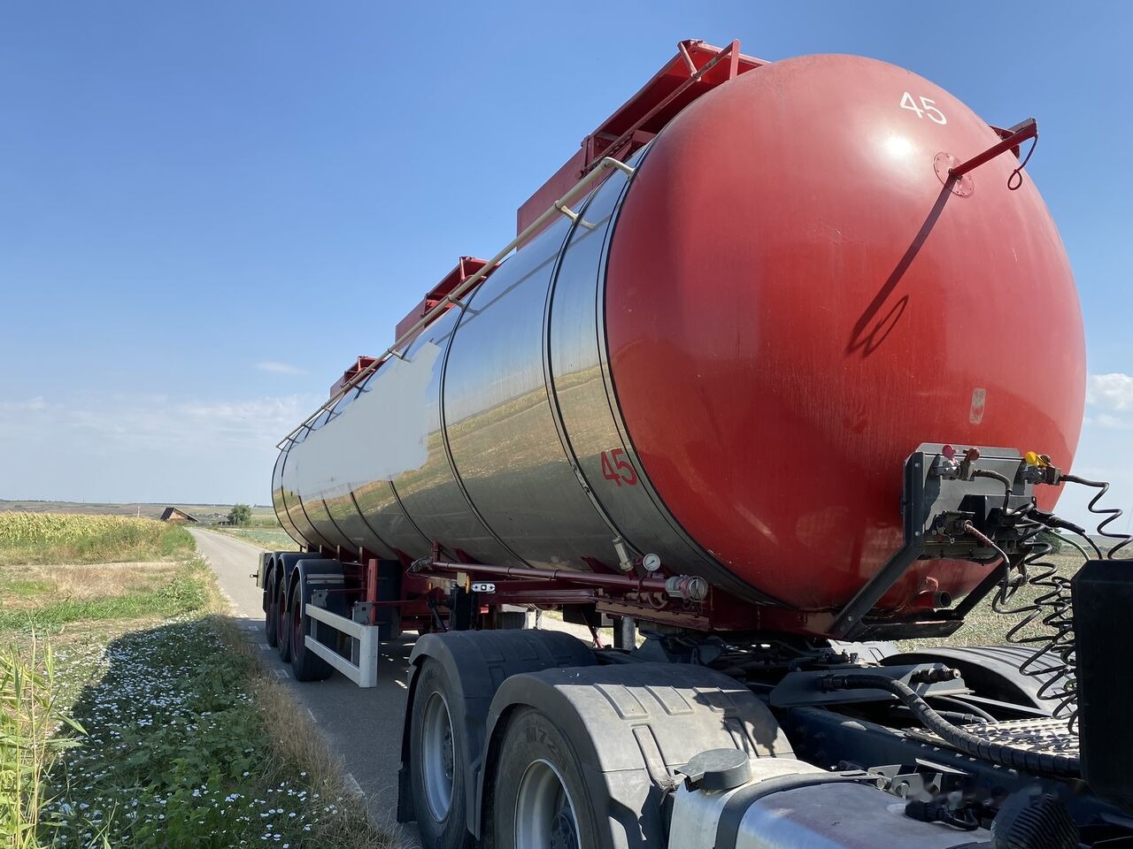 Tankauflieger Für die Beförderung von Lebensmittel LAG Cisterna Inox alimentar -REVIZIE COMPLETA - agricultura - AZOT: das Bild 15