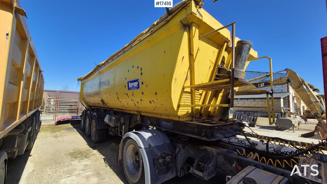 Sattelzugmaschine Tractor SCANIA 124L 420KM (2003) + BERGER tipper semi-trailer (2007): das Bild 9