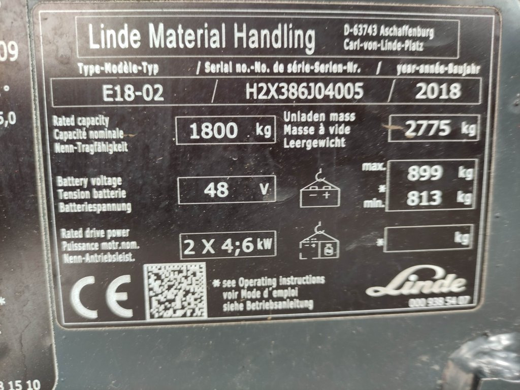 Linde E18-02-386 EVO – Finanzierungsleasing Linde E18-02-386 EVO: das Bild 6