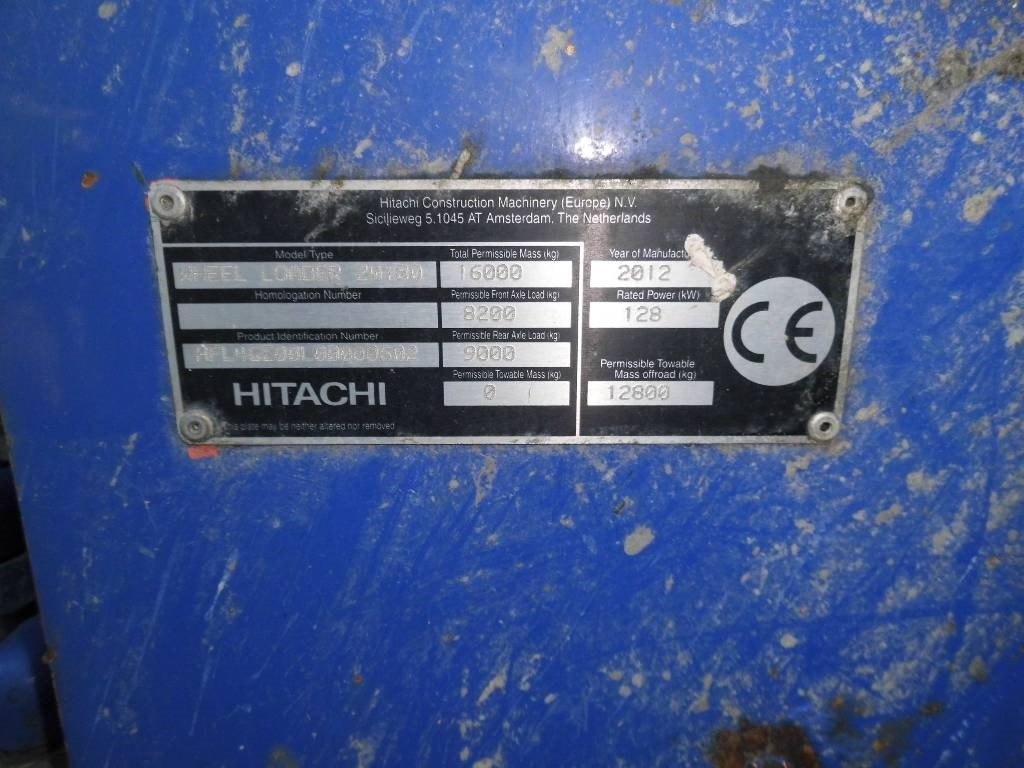 Radlader Hitachi ZW 180: das Bild 10