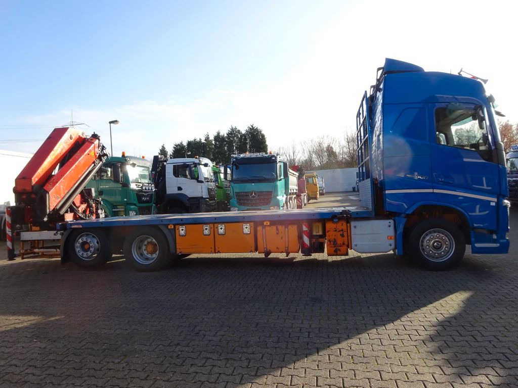 Autokran, Pritsche LKW Volvo FH 500 Container Pritsche + PK 38502 Kran: das Bild 17