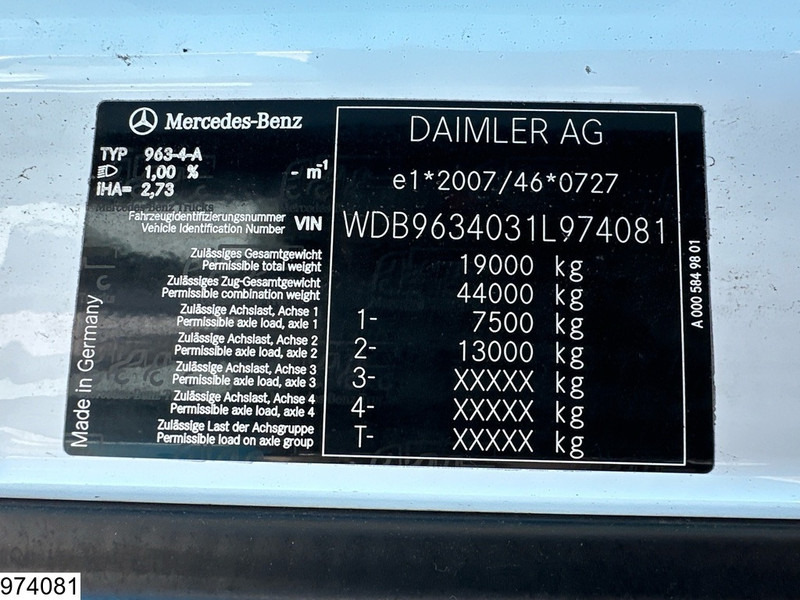 Sattelzugmaschine Mercedes-Benz Actros 1843 EURO 6, Retarder, Standairco, More units: das Bild 7