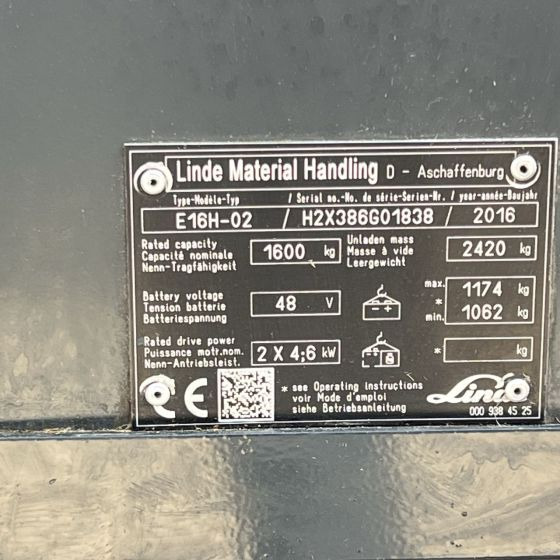 Linde E16H-02 (386) EVO – Finanzierungsleasing Linde E16H-02 (386) EVO: das Bild 19