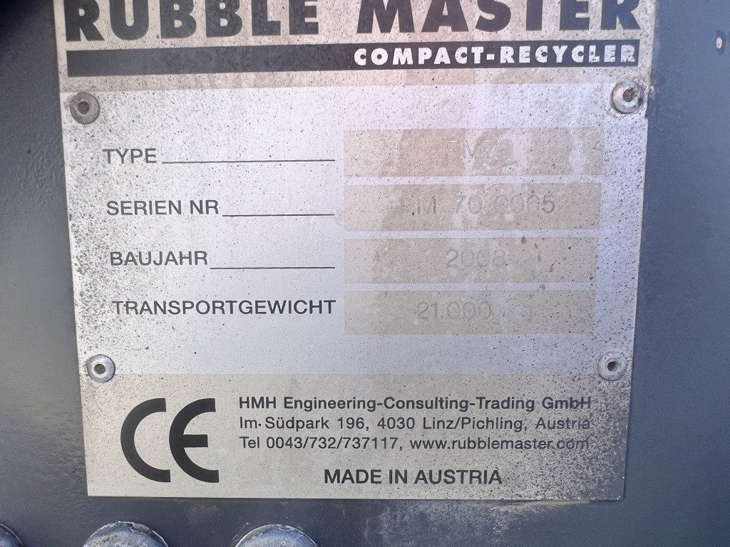 Mobile Brechanlage Trümmermeister RM 70 (111521): das Bild 10