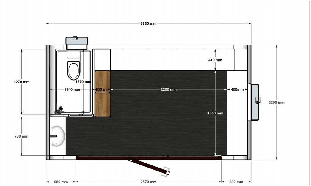 Wohncontainer Stahlworks Eco 4000 B: das Bild 23