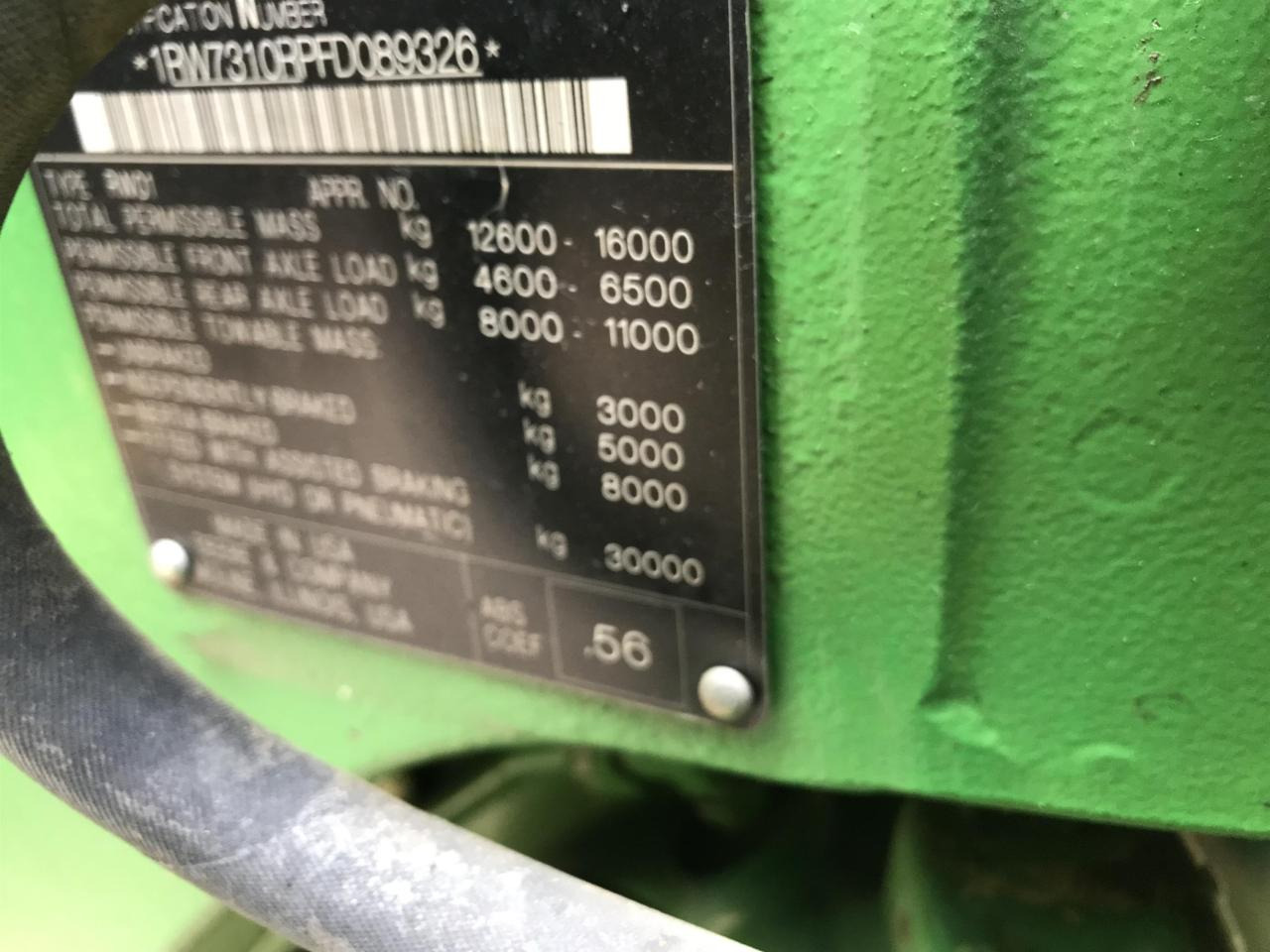 Traktor John Deere 7310R: das Bild 12