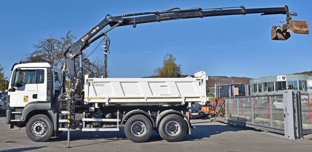 Autokran, Kipper MAN TGS 33.360 *KIPPER 4,80m *HIAB X-DUO 148 B-3*6x4: das Bild 6