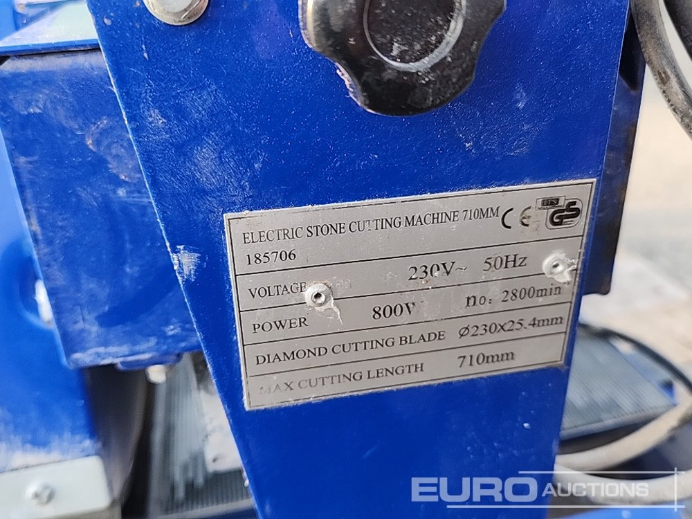 Baugeräte Electric Stone Cutting Machine 710mm 230Volts: das Bild 8