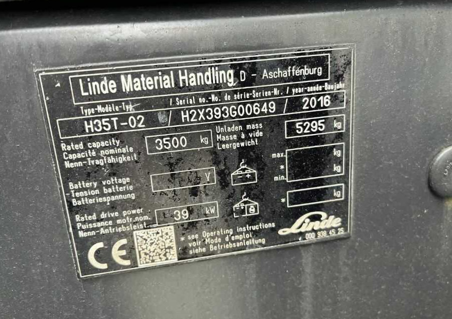 Treibgasstapler Linde H35T-02: das Bild 6