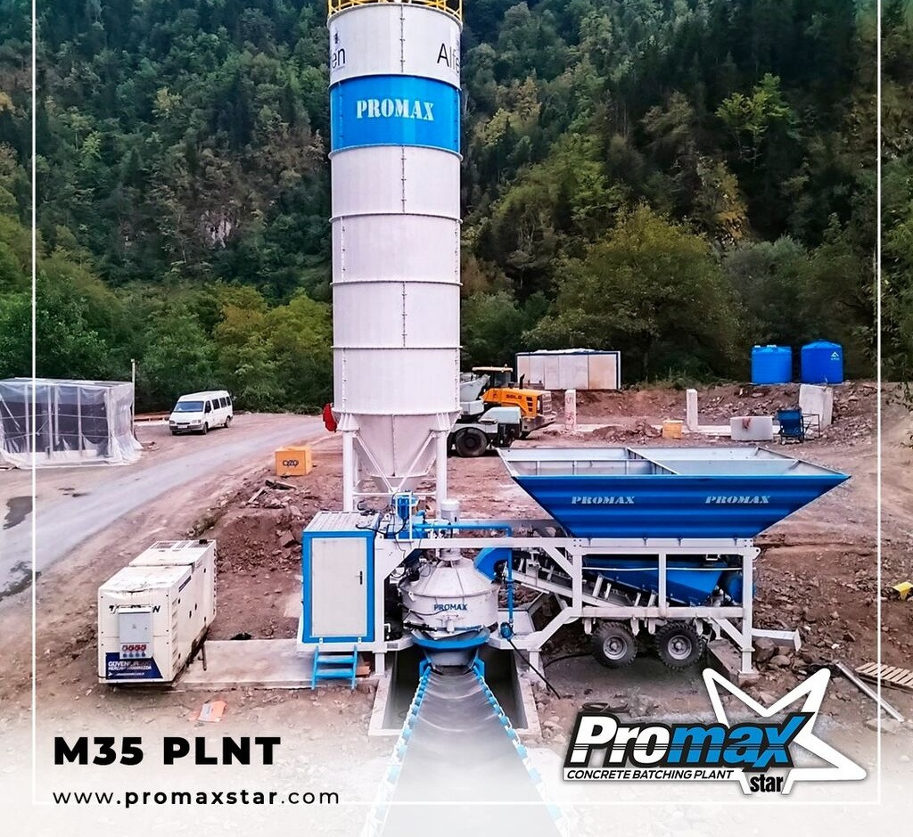 Betonmischer, Zustand - NEU Promax Mobile Concrete Batching Plant PROMAX M35-PLNT (35m³/h): das Bild 6