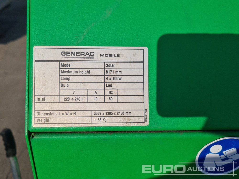 Lichtmasten 2022 Generac Solar: das Bild 28