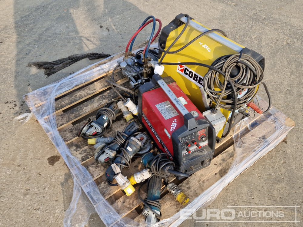 Baugeräte Cobel Welder Generator, Invertec V160 Welder Generator, Makita 110 Volt Angle Grinder (5 of): das Bild 7